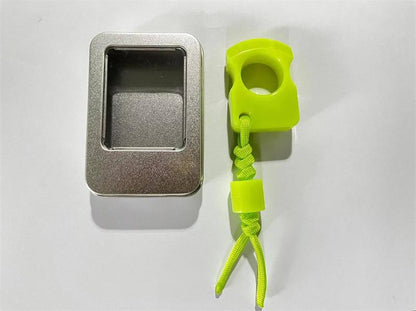Herramienta EDC portátil de plástico PA fluorescente para exteriores de un solo orificio