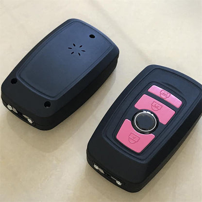 Portable Pink Silver Car Key Outdoor Tool