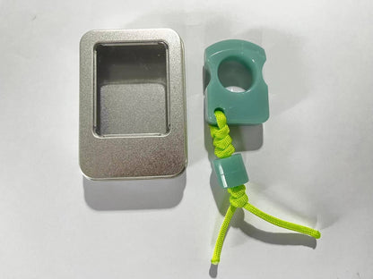 Herramienta EDC portátil de plástico PA fluorescente para exteriores de un solo orificio