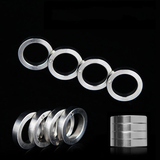 Four Finger Stainless Steel Foldable Finger Tool Outdoor EDC
