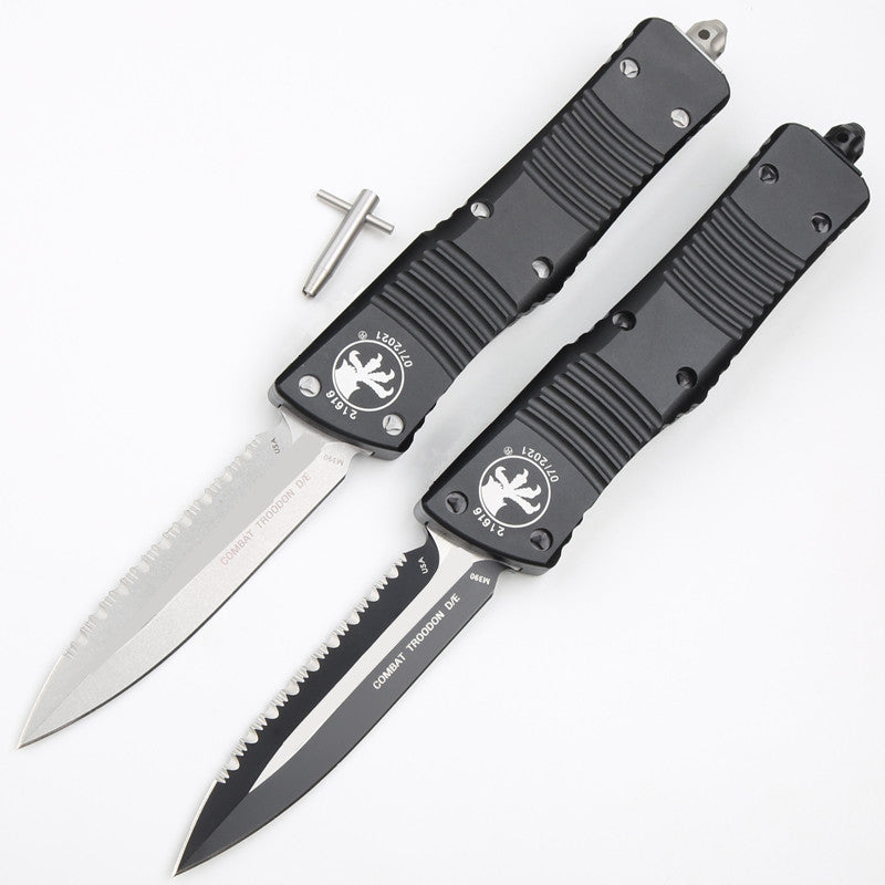 Outdoor Folding Pocket Tool | D2 Steel Detail | 6061 Aviation Aluminum Handle | Compact EDC Utility