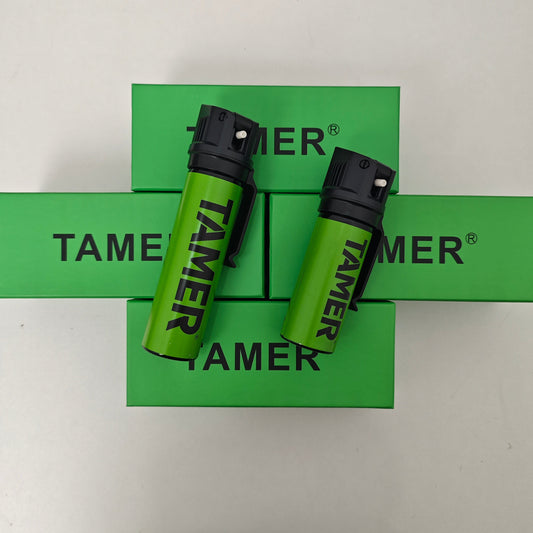 TAMER Gel, Portable Wildlife & Aggressive Dog Repellent with Carrying Clip for Outdoor Hiking & Camping