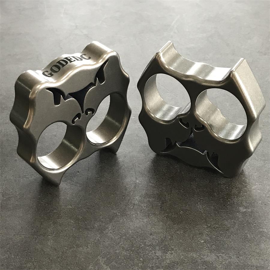GODEDC Titanio TC21 Testa di cane Due fori Utensile da esterno