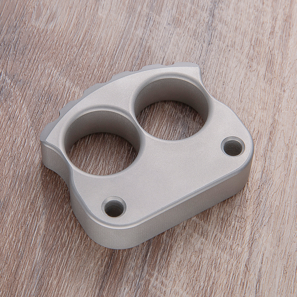 Afrankart DFK 2 Finger Brass Knuckles Ring Stainless Steel - Tacsafeworld EDC Gadgets