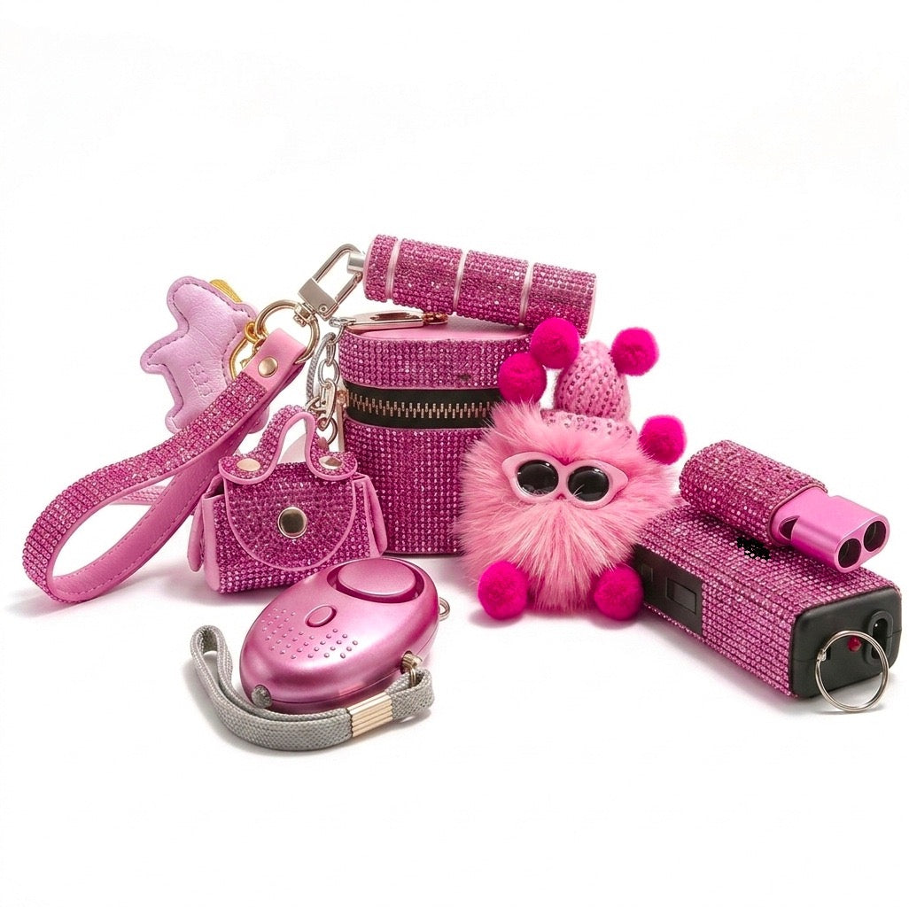 7-in-1 Women's Self-Defense Alarm Kit Personal Alarm