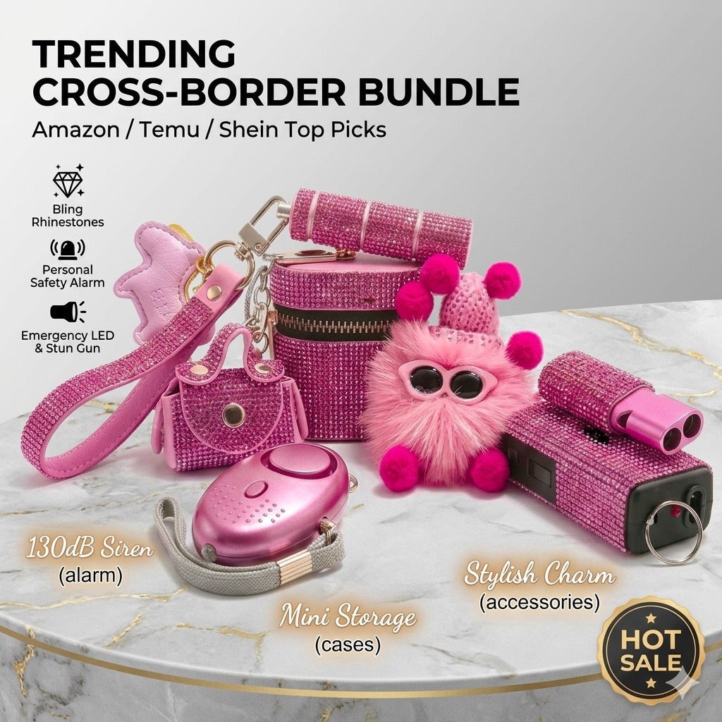 7-in-1 Women's Self-Defense Alarm Kit Personal Alarm