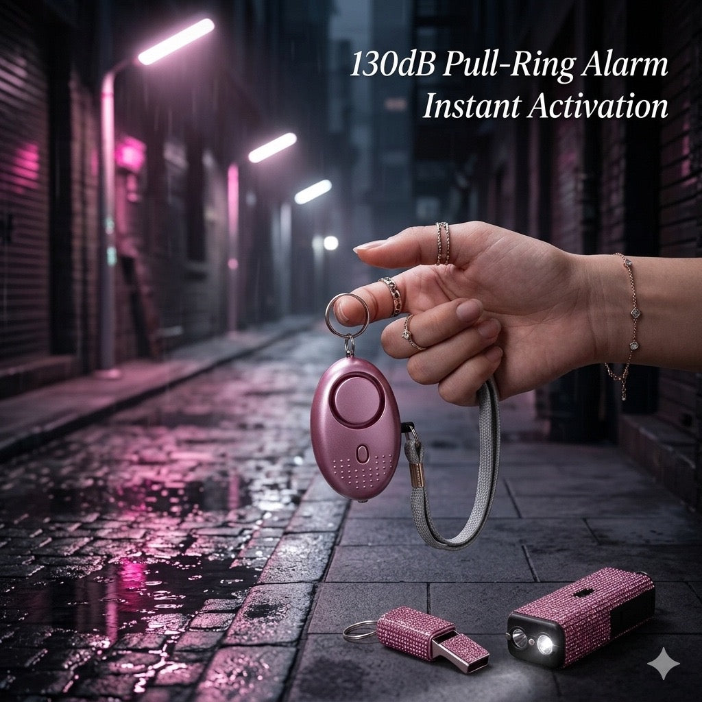 7-in-1 Women's Self-Defense Alarm Kit Personal Alarm