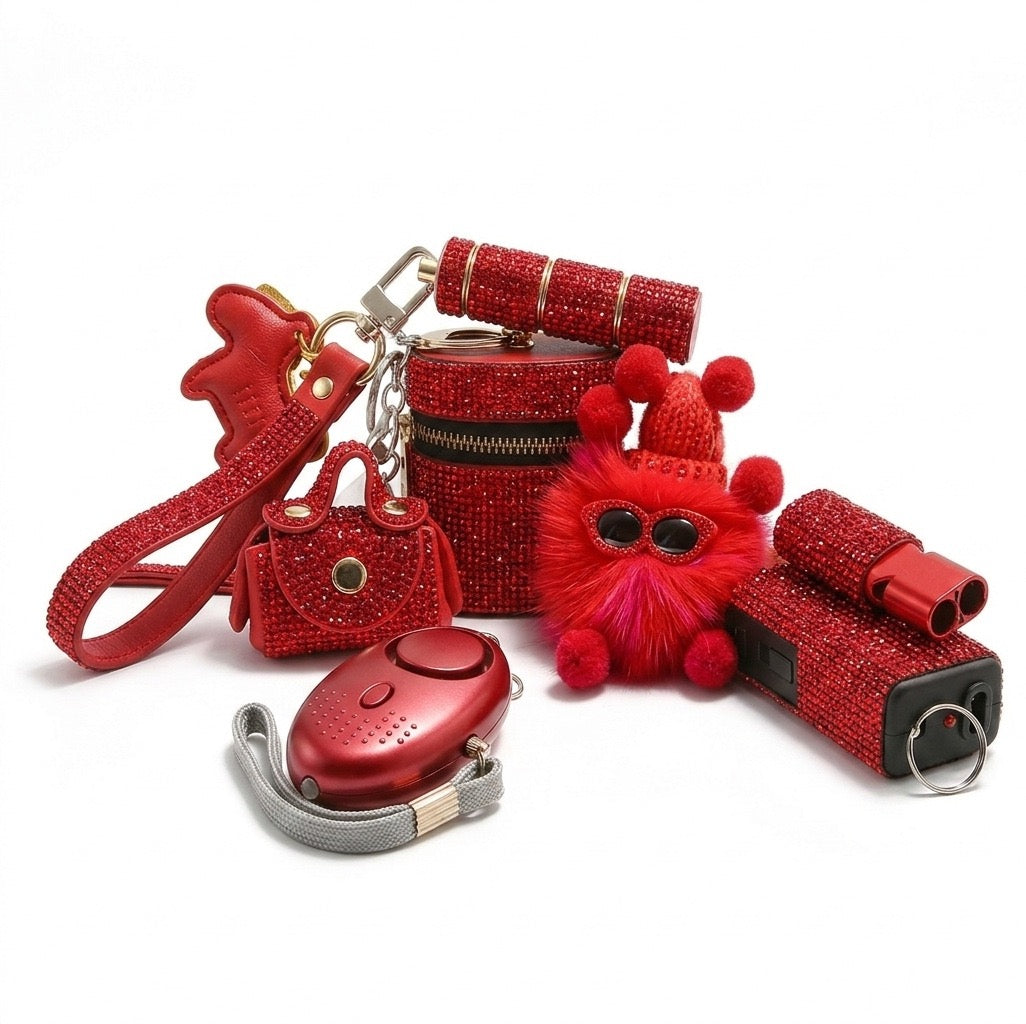 7-in-1 Women's Self-Defense Alarm Kit Personal Alarm