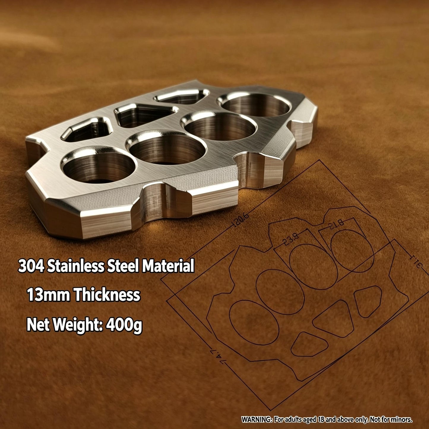 304 Steel Creative Maple Leaf Shape Outdoor Tool