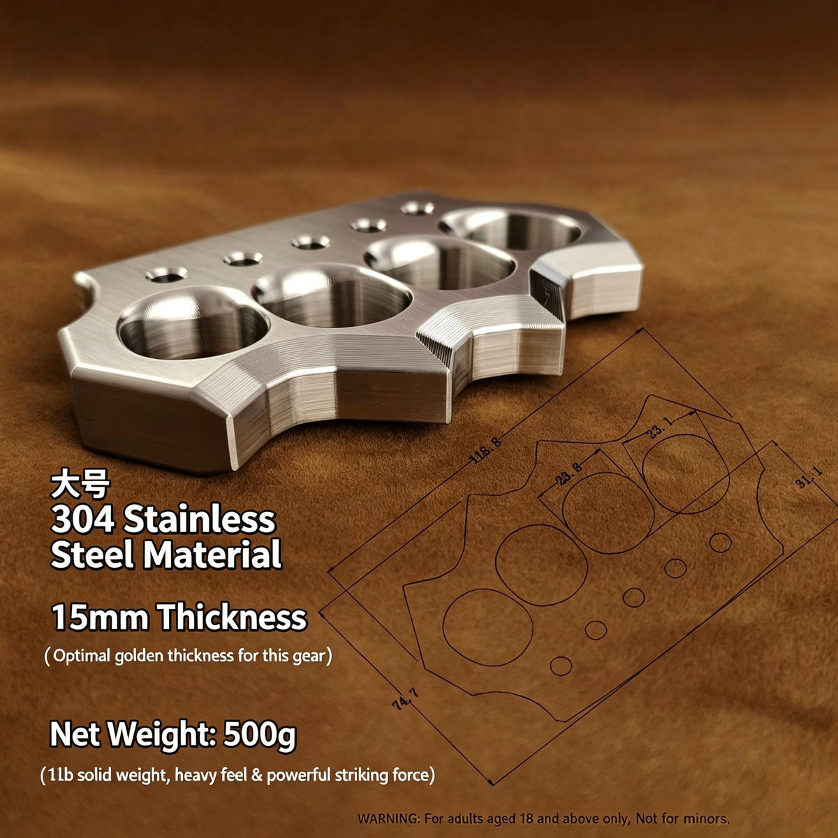 304 Steel Creative Maple Leaf Shape Outdoor Tool