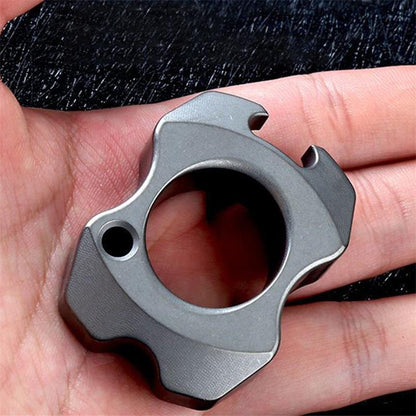 Mini Titanium Bottle Opener Portable Pendant Backpack Keyaccessoryr