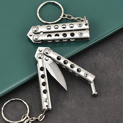 Mini ferramenta EDC dobrável, portátil, para porta-chaves e exterior