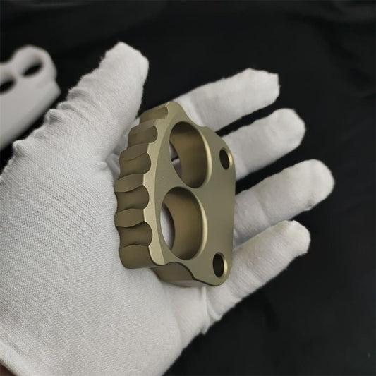 Thickened Two-hole Aluminum Mini Skull Portable EDC Tool