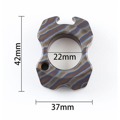 Mini Titanium Bottle Opener Portable Pendant Backpack Keyaccessoryr