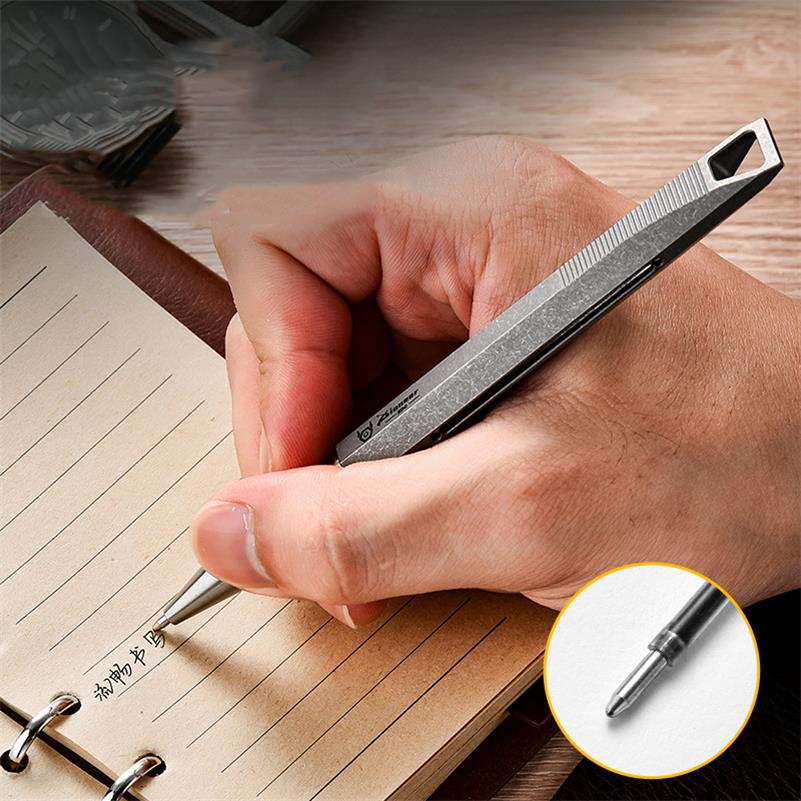 Push Slide Pen Titanium Crowbar Comfortable To Use