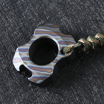 Mini Titanium Bottle Opener Portable Pendant Backpack Keyaccessoryr