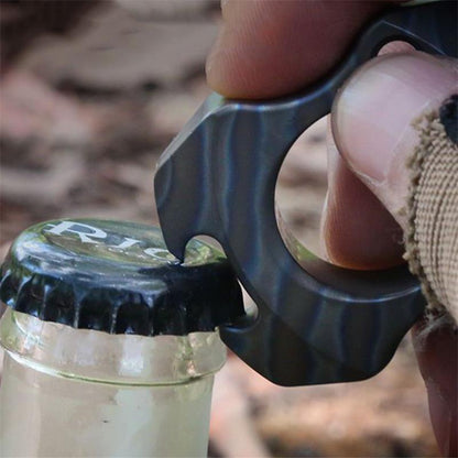Mini Titanium Bottle Opener Portable Pendant Backpack Keyaccessoryr