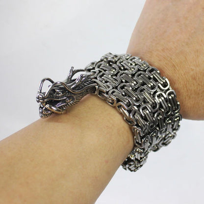 Adjustable and Removable Wrist Dragon Head Titanium accessoryr Decoration