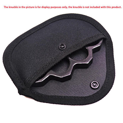Custodia in nylon nera, versione con bottone