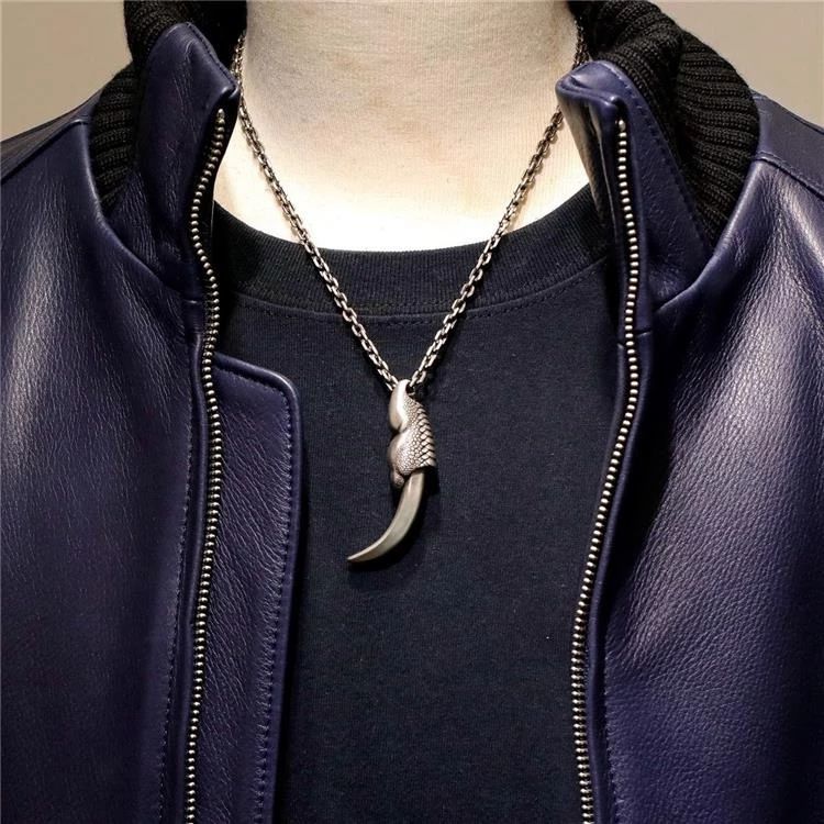 Carved Pendant Necklace EDC Tools Backpack Decoration