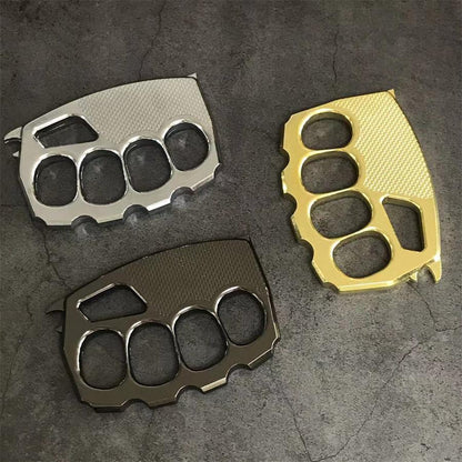 Herramienta para exteriores con diseño de escamas de águila de aleación de zinc engrosada con orificio grande