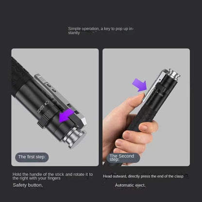 Outil extérieur portable en acier allié 4142 en forme de stylo