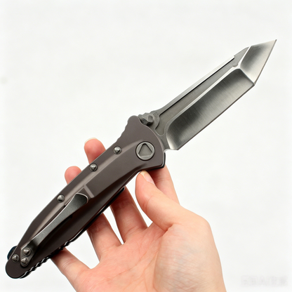 Aviation Aluminum Outdoor Folding Tool | Camping Pocket Utility | D2 Steel Detail