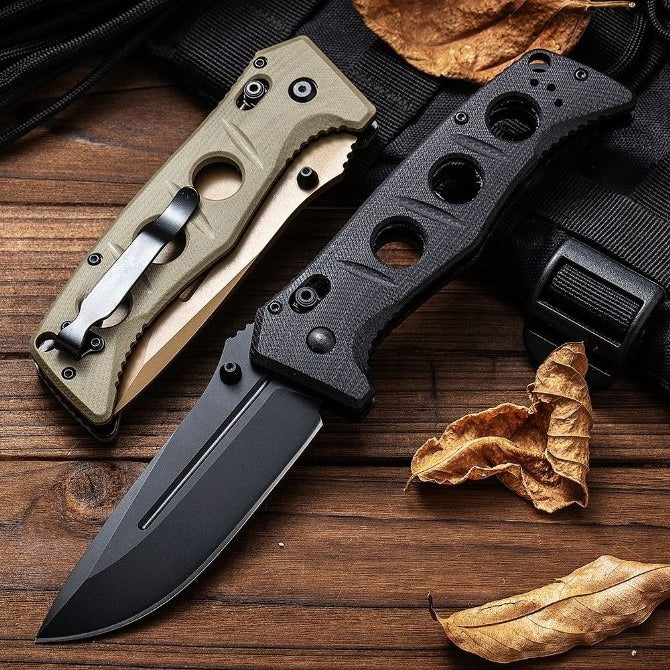 BM275SFE-2 G10 D2 Herramienta Plegable de Exterior con Recubrimiento de Titanio