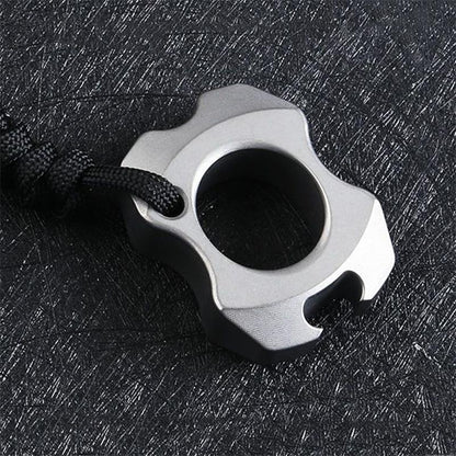 Mini Titanium Bottle Opener Portable Pendant Backpack Keyaccessoryr