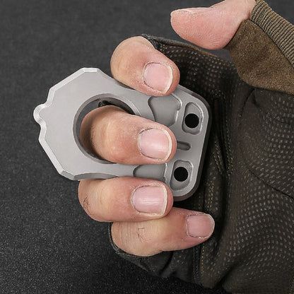 Ferramenta EDC portátil de orifício único em 3CR13 para mochila