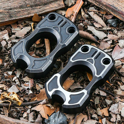 Ein-Finger TC4 Titan Schwarz Mini-Flasche Outdoor EDC Werkzeug