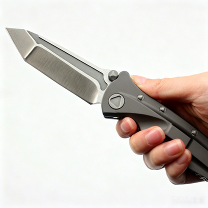 Aviation Aluminum Outdoor Folding Tool | Camping Pocket Utility | D2 Steel Detail