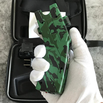 Ensemble d'outils portables extérieur noir et vert  