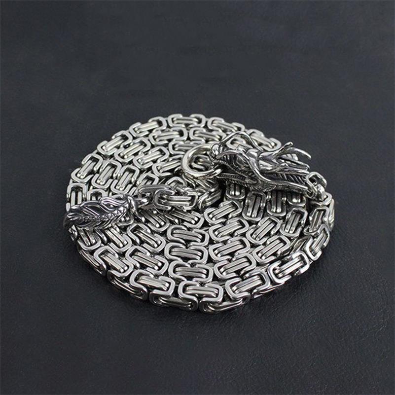 Adjustable and Removable Wrist Dragon Head Titanium Chain Decoration