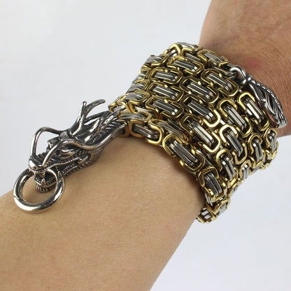 Adjustable and Removable Wrist Dragon Head Titanium accessoryr Decoration