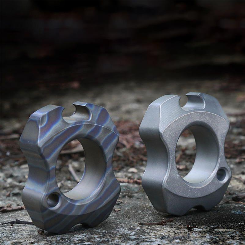 Mini Titanium Bottle Opener Portable Pendant Backpack Keyaccessoryr