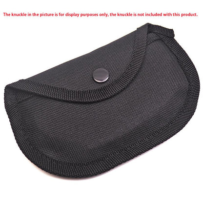Custodia in nylon nera, versione con bottone