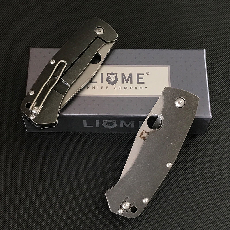 LIOME Outdoor Folding D2 Titanium Alloy Handle Pocket Tool