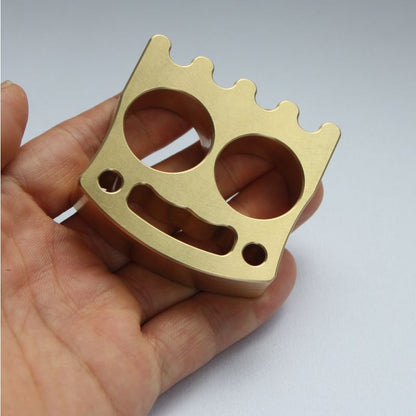 Mini ouvre-bouteille visage souriant en métal outil EDC