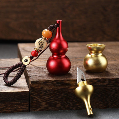 Mini Calabaza Creativa Portátil Llavero Colgante Decoración Herramienta EDC