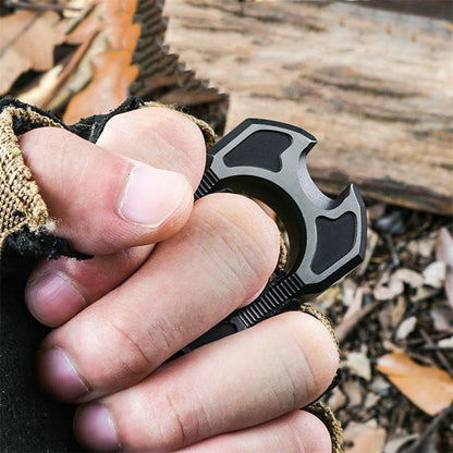 Ein-Finger TC4 Titan Schwarz Mini-Flasche Outdoor EDC Werkzeug