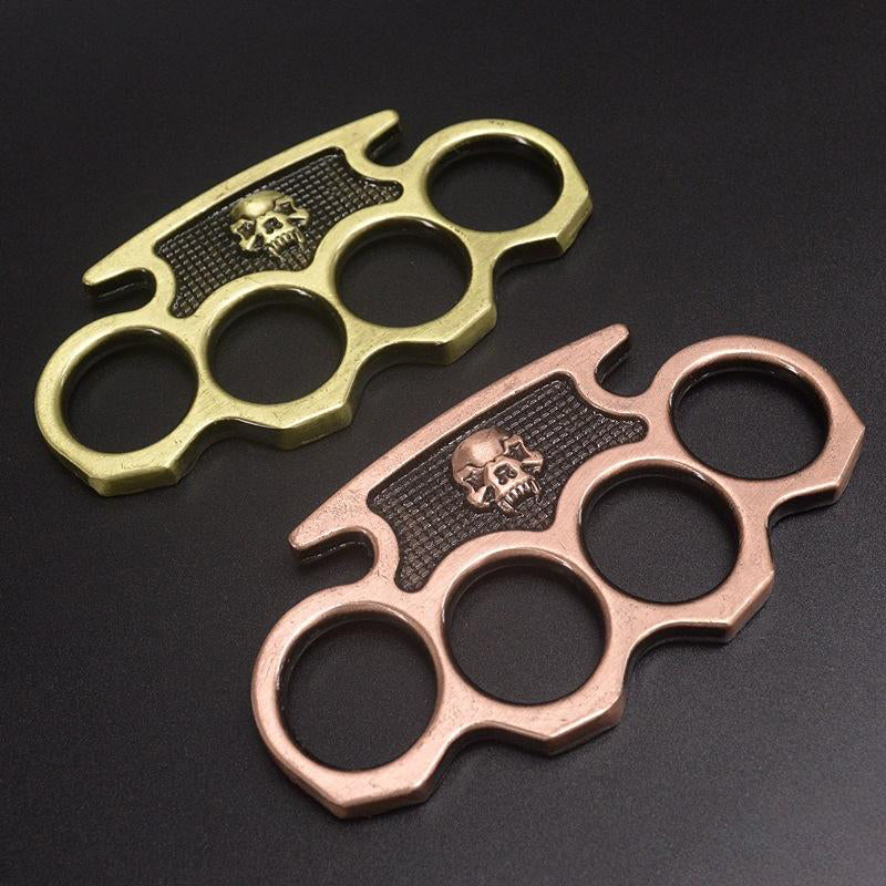 Herramienta para exteriores EDC con patrón de calavera pequeña