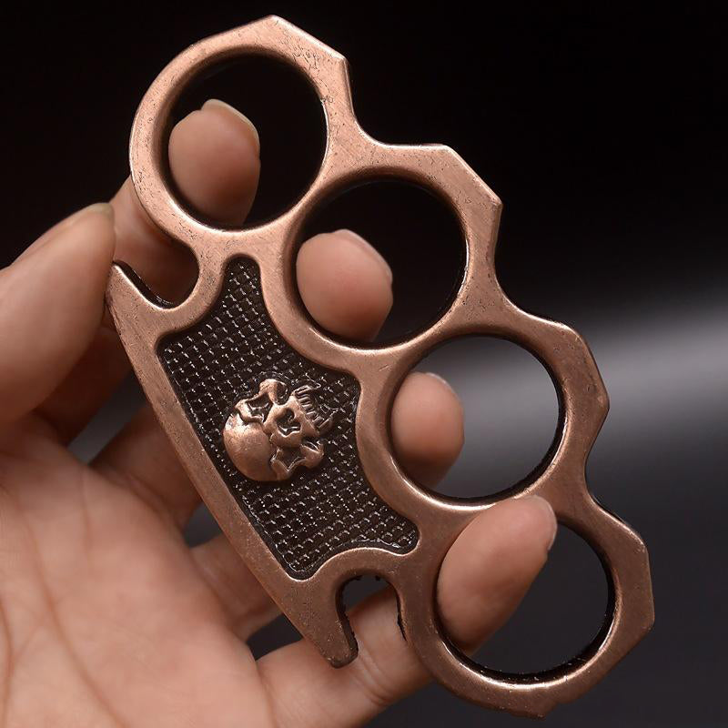 Herramienta para exteriores EDC con patrón de calavera pequeña