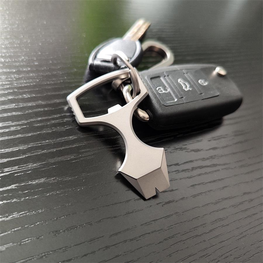 Portable Multi-Use Pry Bar Tool with Bottle Opener