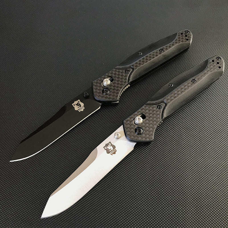 Liome 940 Utensile tascabile da esterno EDC pieghevole con manico in fibra di carbonio