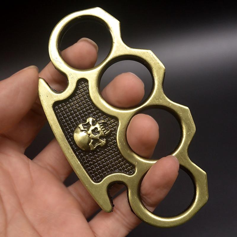 Herramienta para exteriores EDC con patrón de calavera pequeña