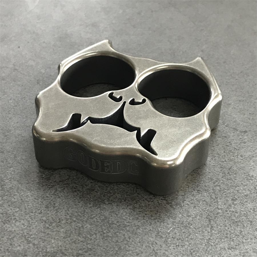 GODEDC Titanio TC21 Testa di cane Due fori Utensile da esterno