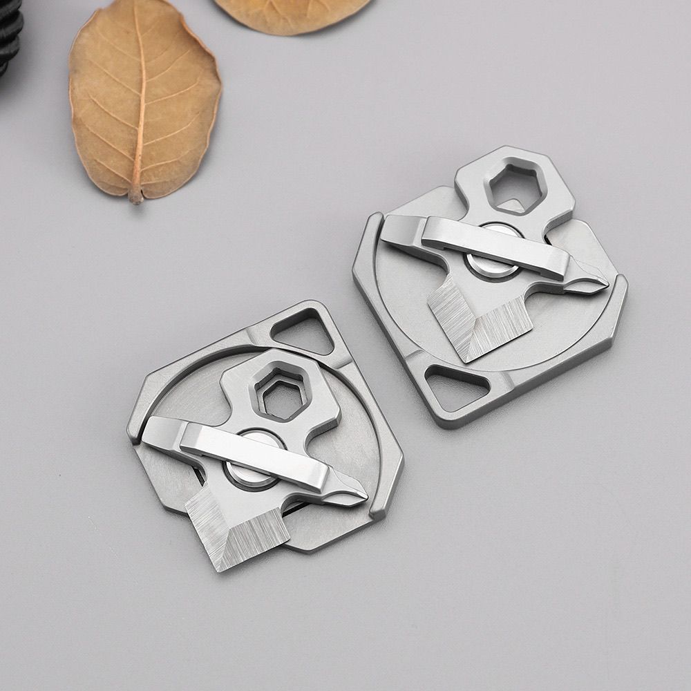 Titanium Alloy Mini Multi-function Keychain Backpack EDC Tool