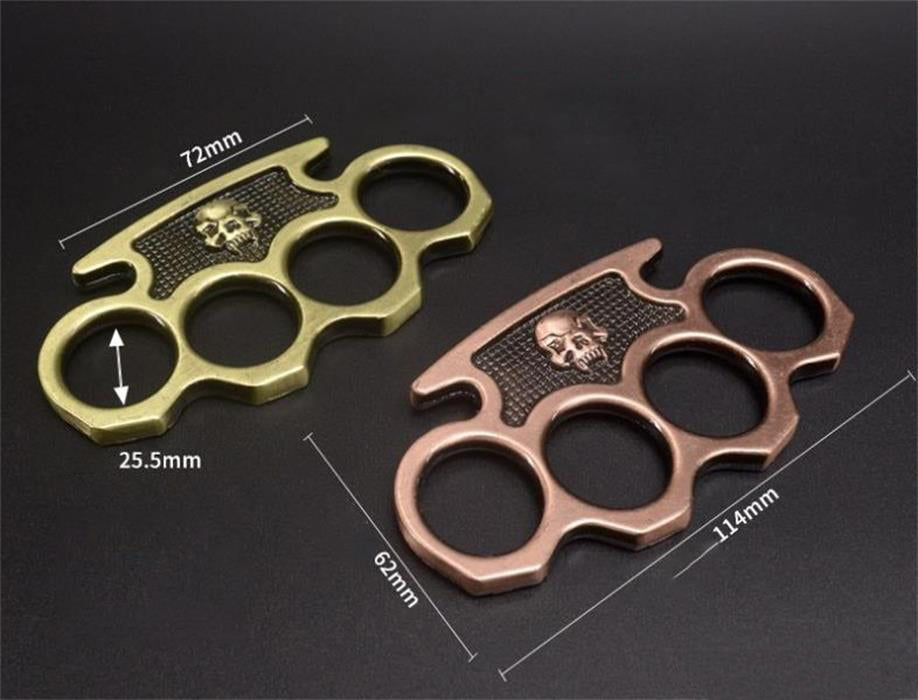 Herramienta para exteriores EDC con patrón de calavera pequeña