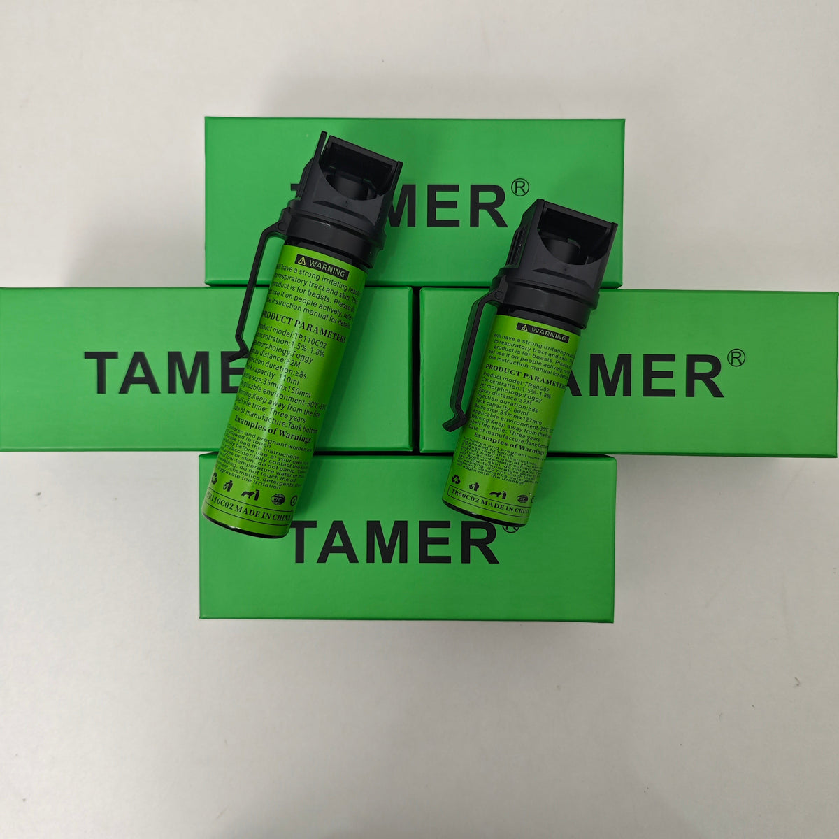 TAMER Gel, Portable Wildlife & Aggressive Dog Repellent with Carrying Clip for Outdoor Hiking & Camping